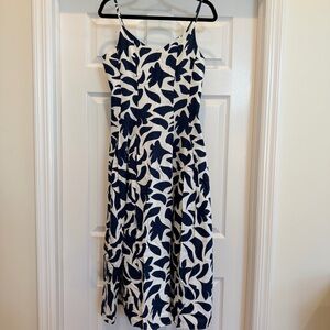 1.State Navy and White Floral Dress